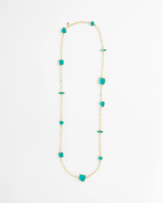 Gold Tone Single-Strand Necklace