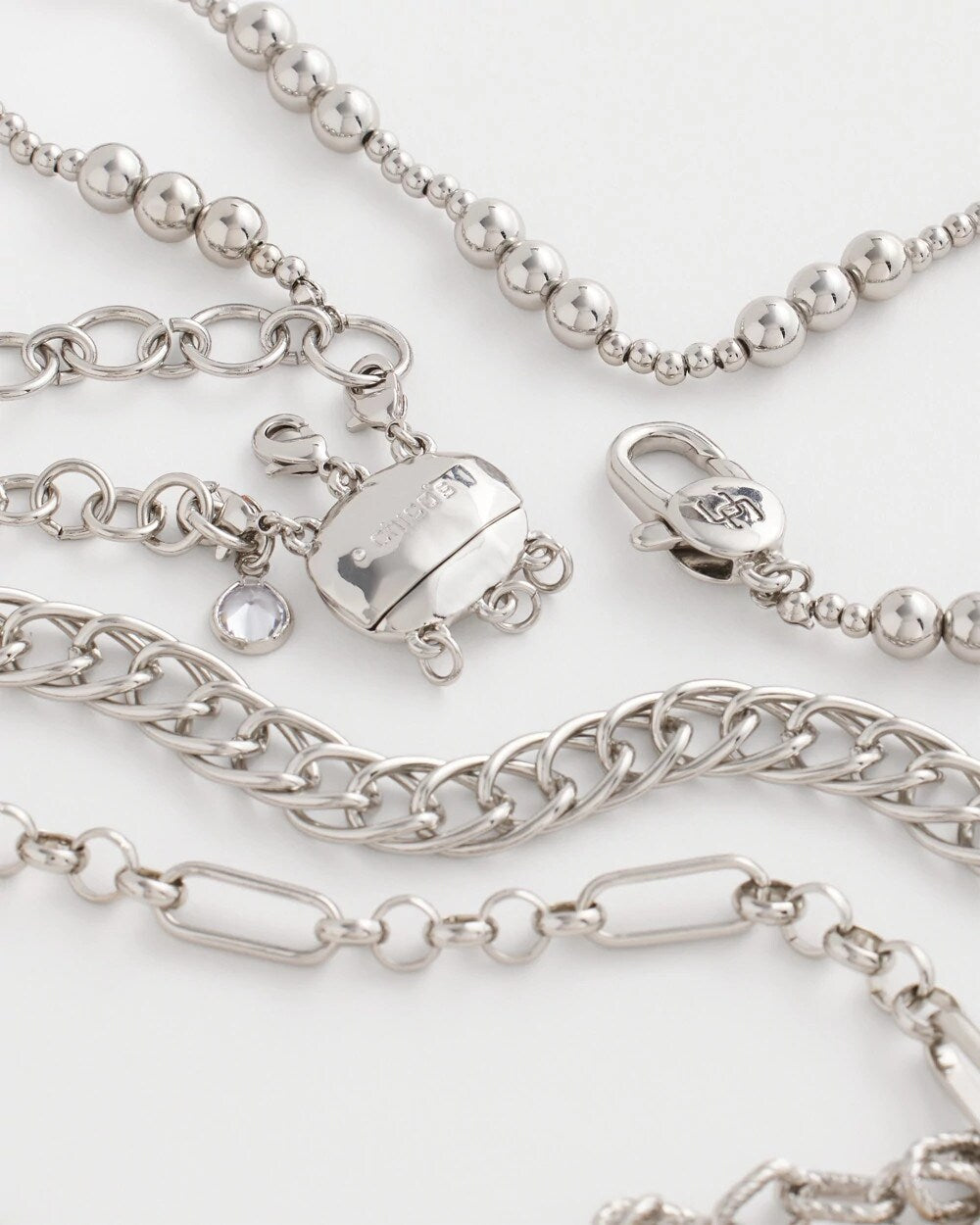 Silvertone Lobster-Claw Necklace Converter