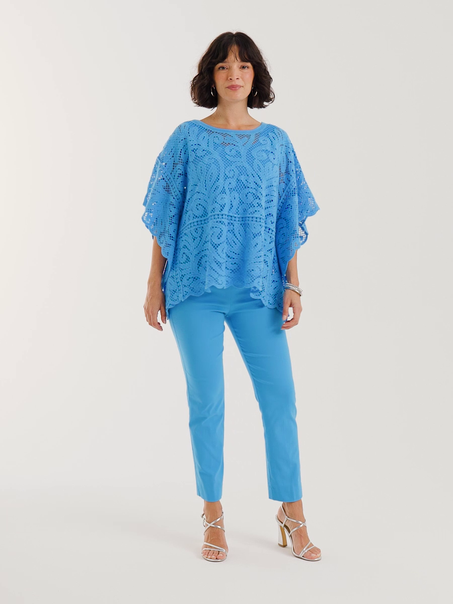 Brigitte Slim Pull-On Crop Pant