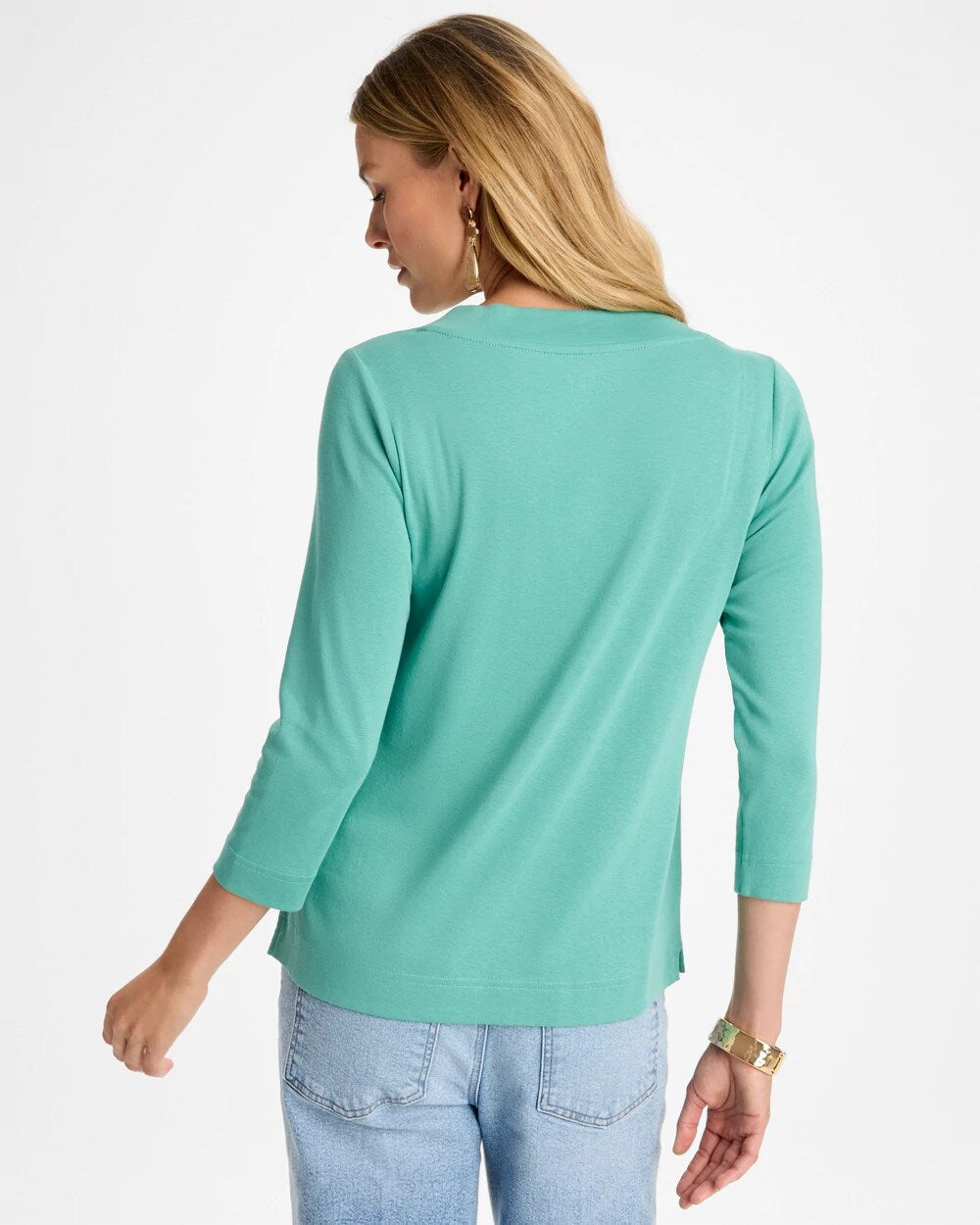 Pima Cotton 3/4 Sleeve Tee