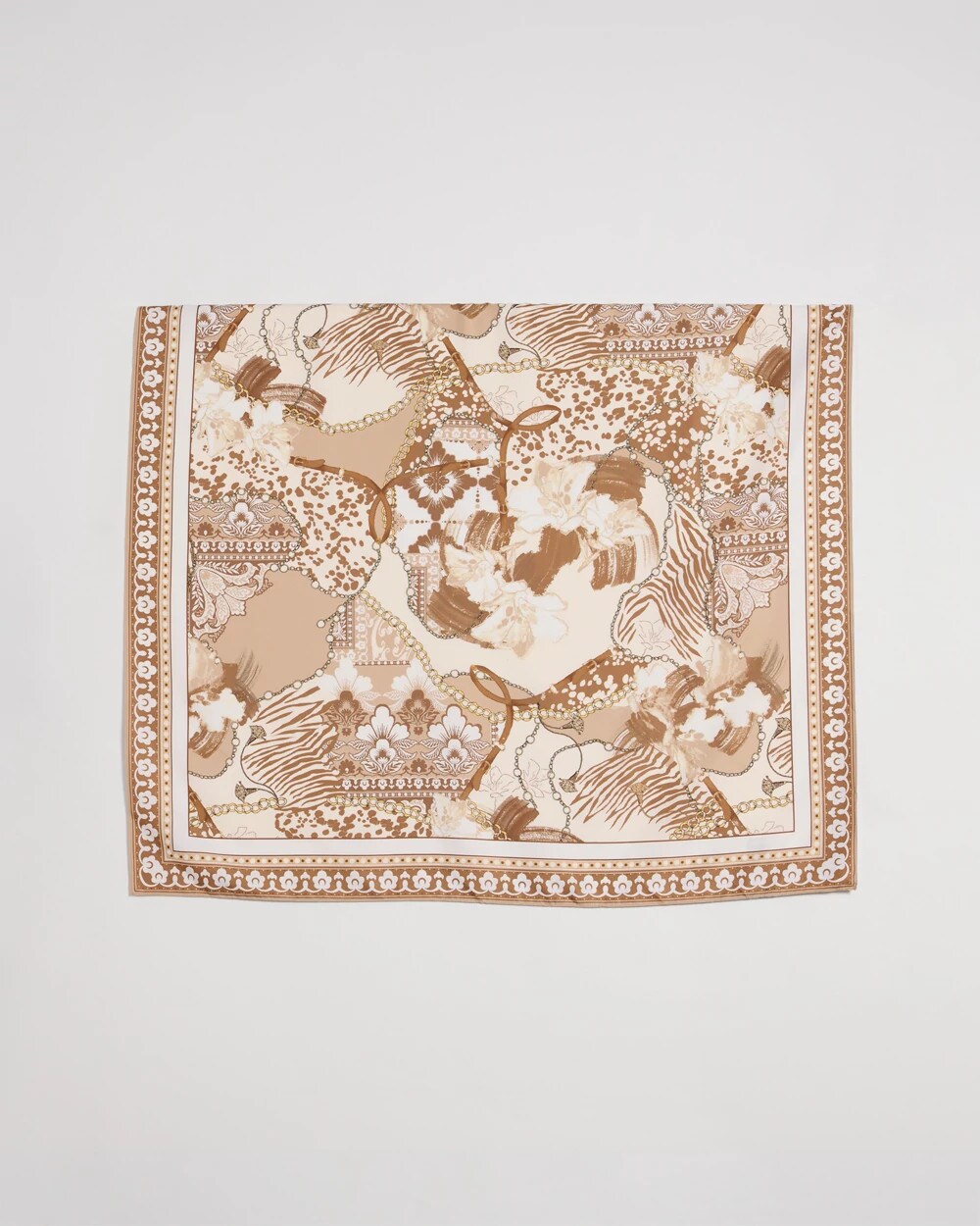 Neutral Luxe Square Scarf
