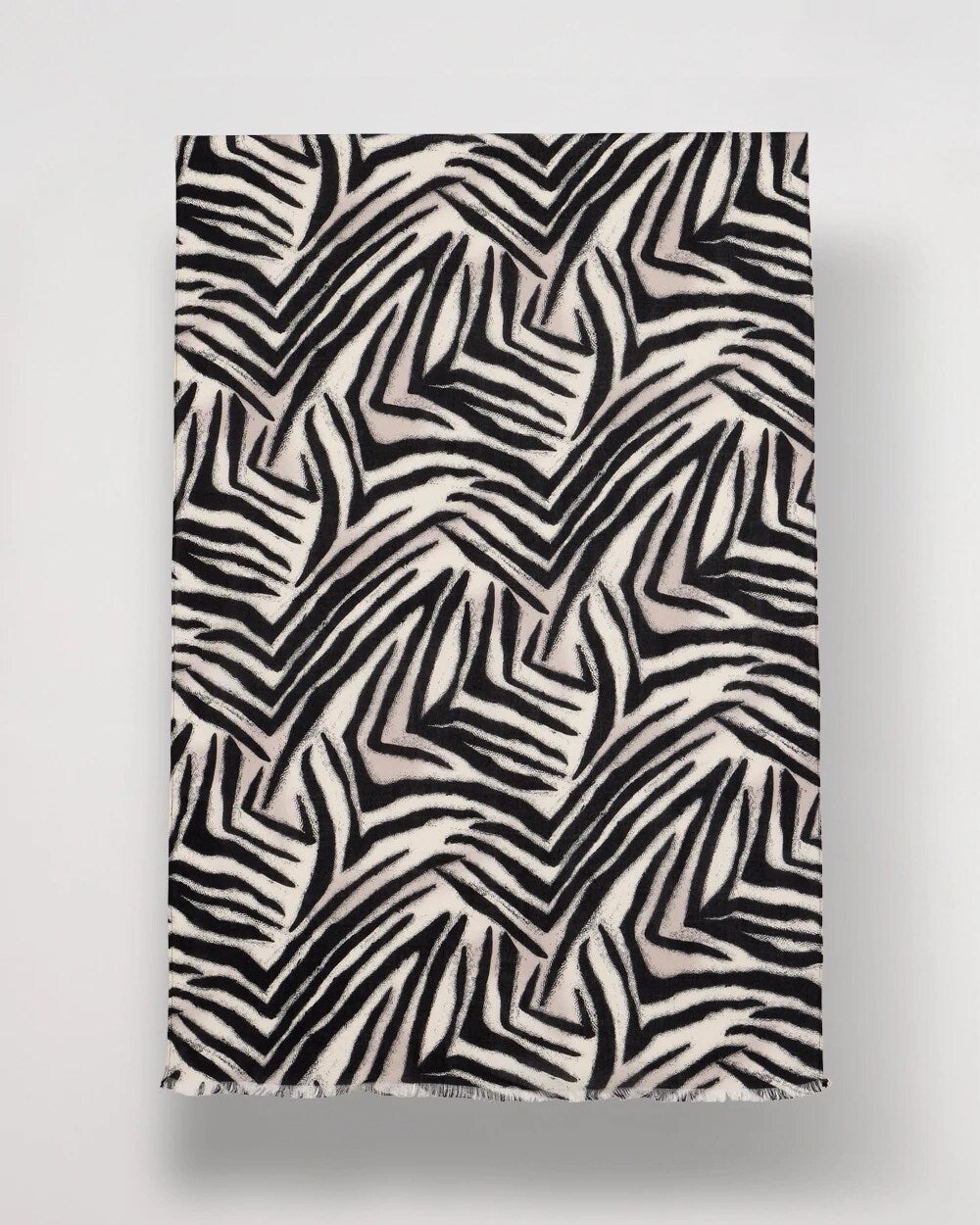 Zebra Animal Print Oblong Scarf