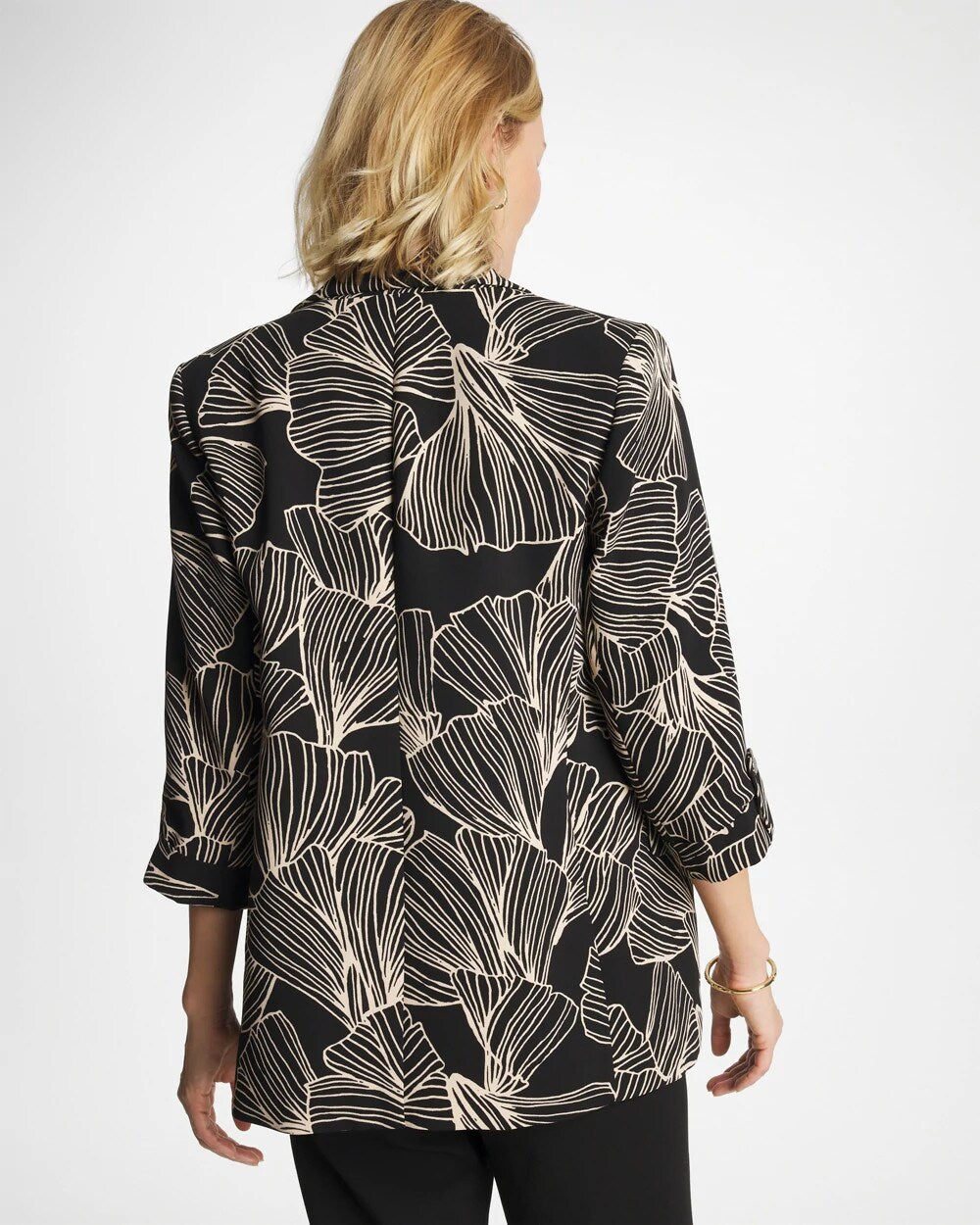 Ginkgo Crepe Blazer