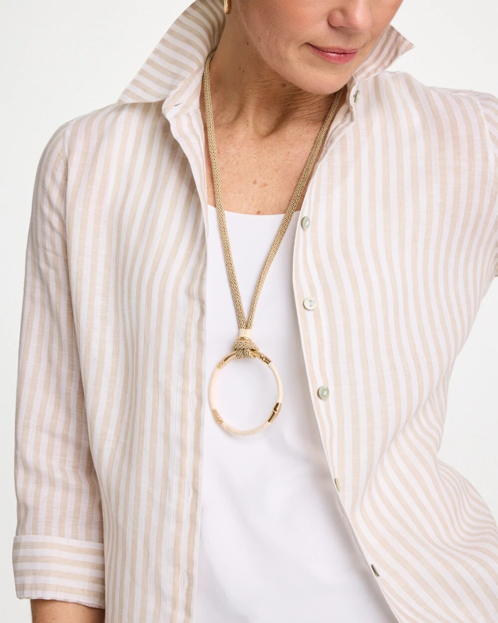 Large Open Pendant Necklace