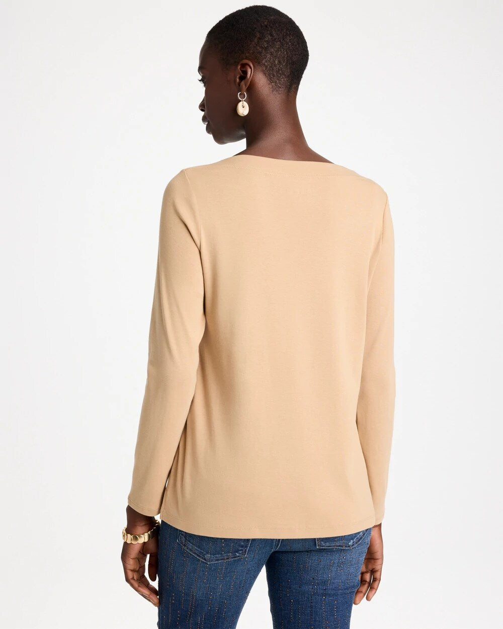 Pima Cotton Boatneck Tee