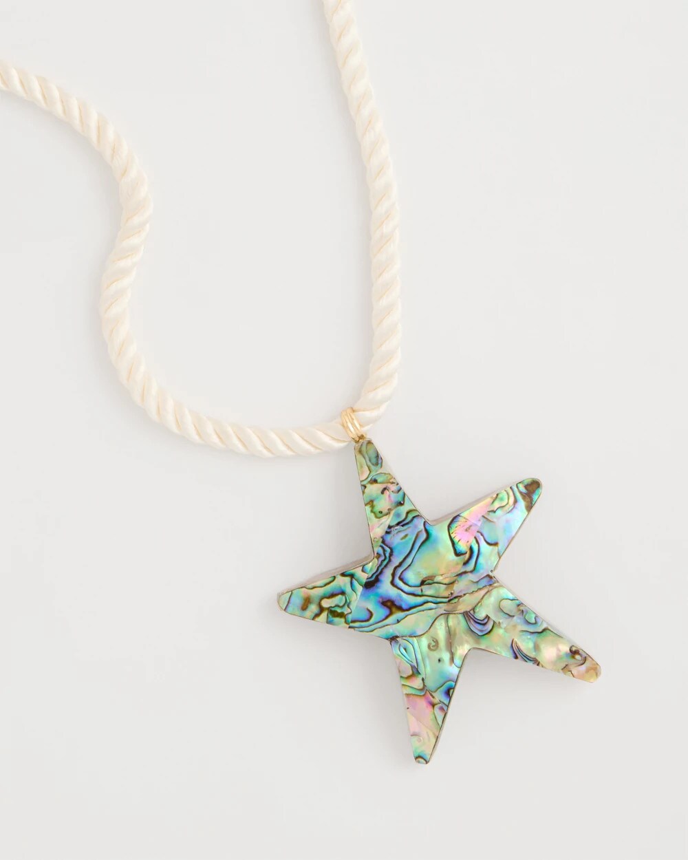 Abalone Shell Star Pendant Necklace