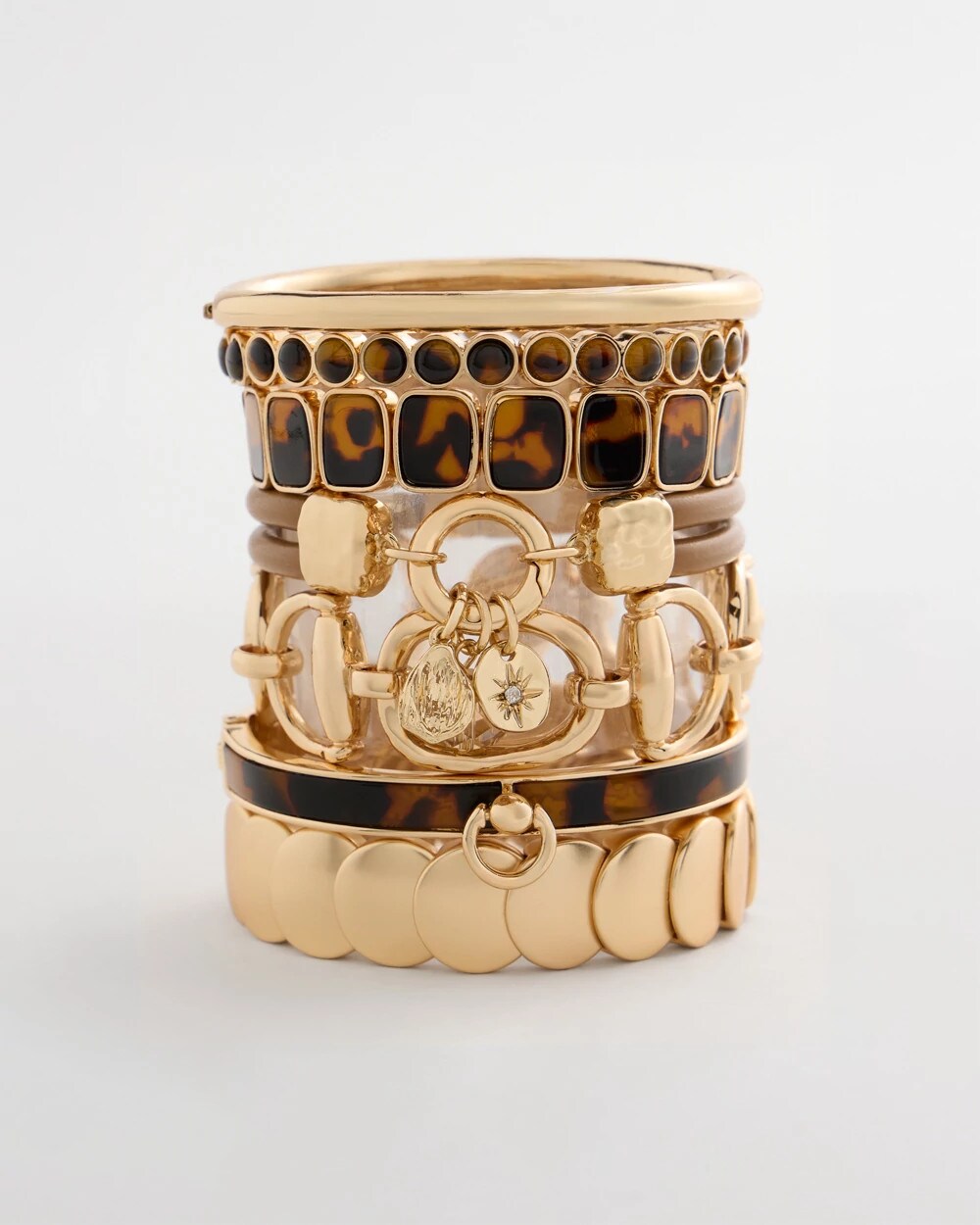 Tortoise Square Stretch Bracelet