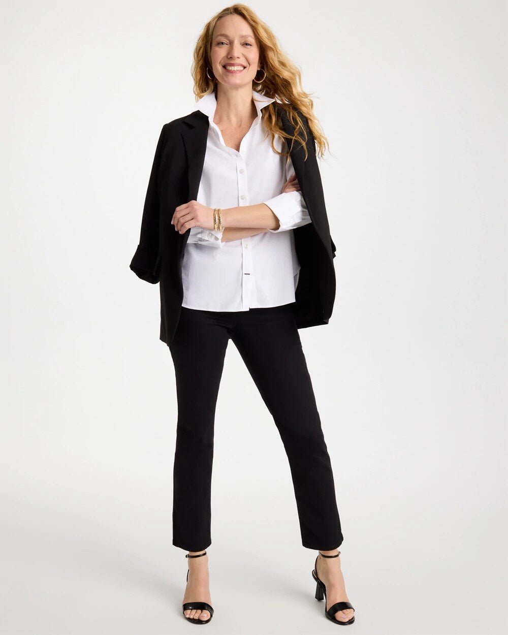 Pull-On Straight Jeans