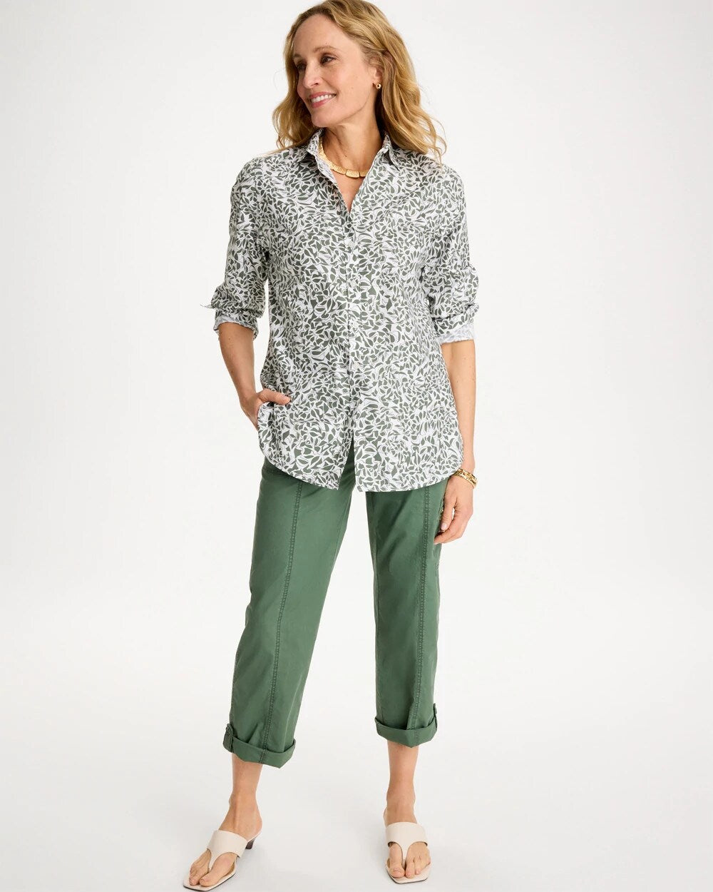 No Iron Stretch Fauna Shirt