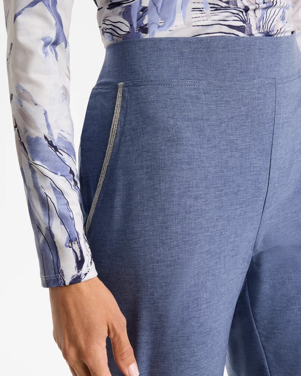 Zenergy UPF Pull-On Caviar Cropped Pants