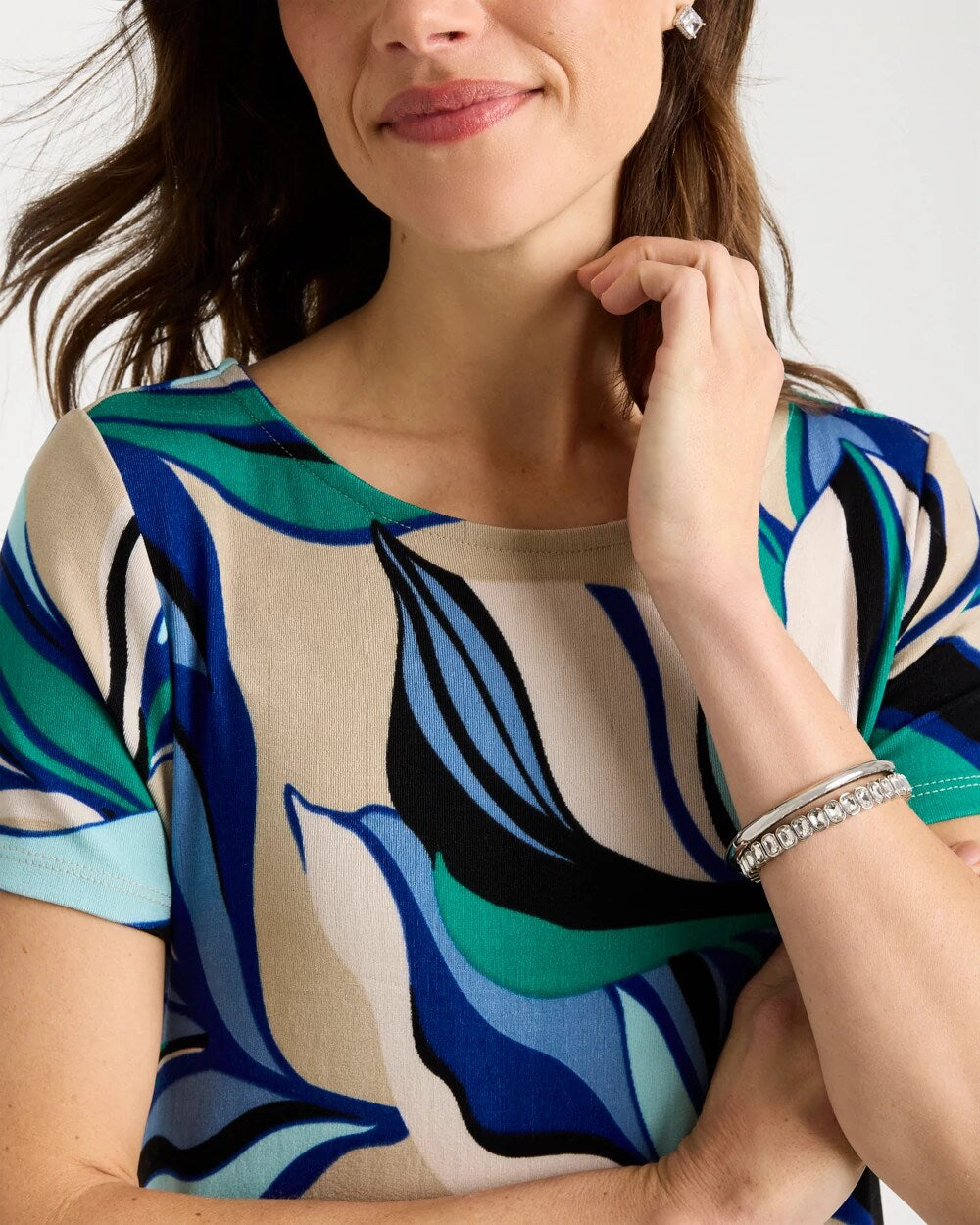 Travelers Marble Flora Swing Dress