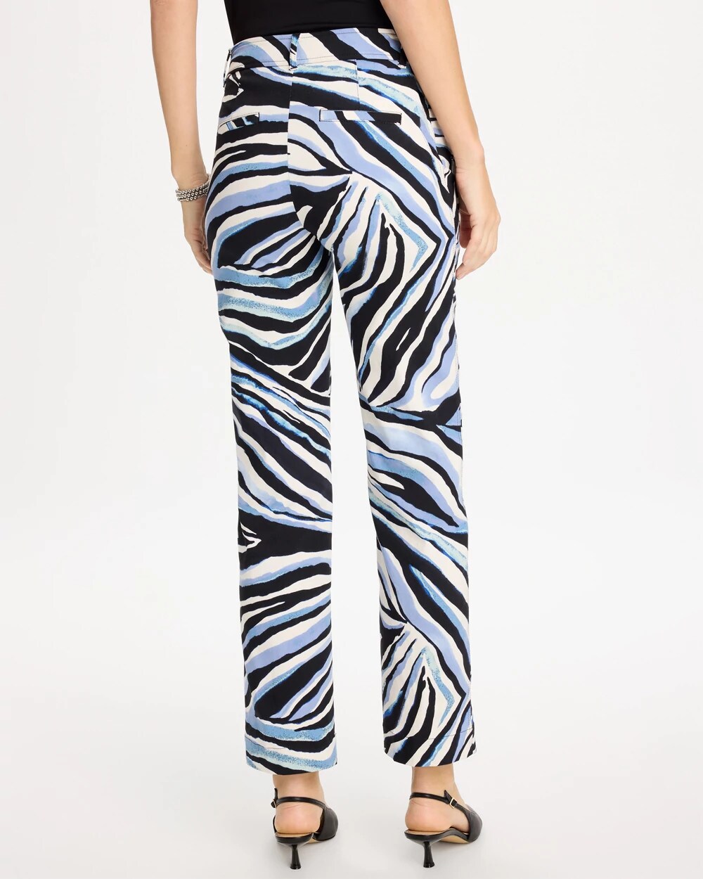 Emme Wide-Leg Abstract Animal Pants