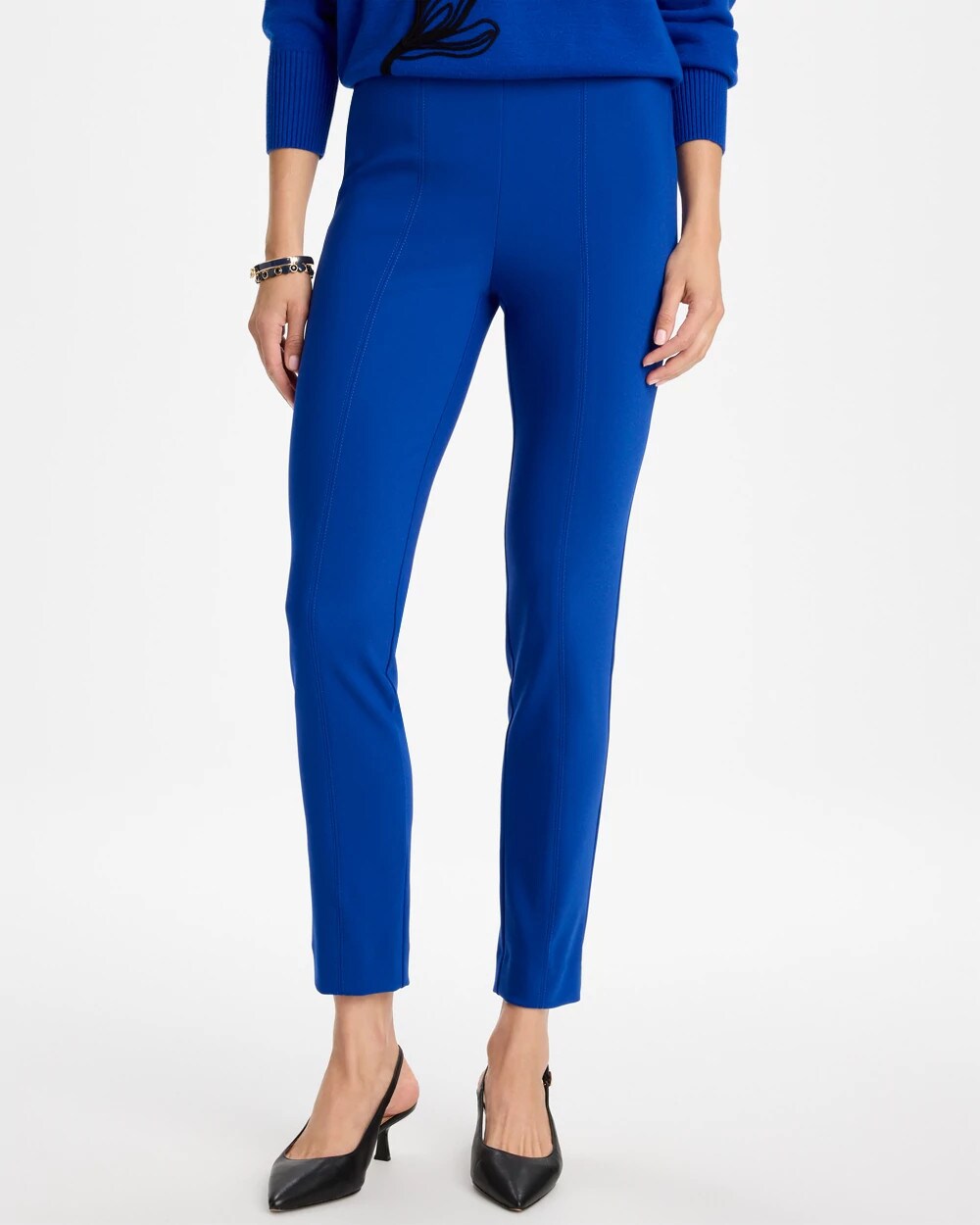 Juliet Knit Slim Ankle Pants