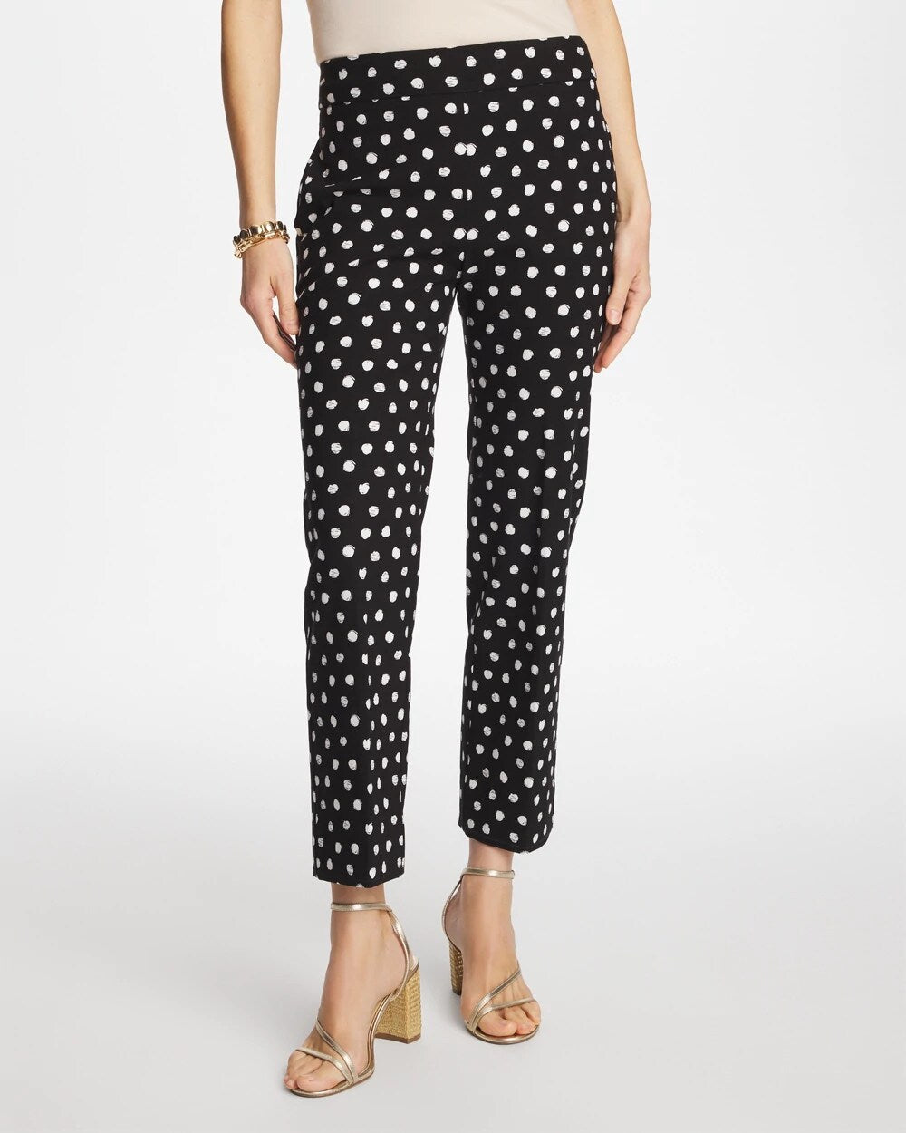 Sketch Dot Brigitte Straight Crop