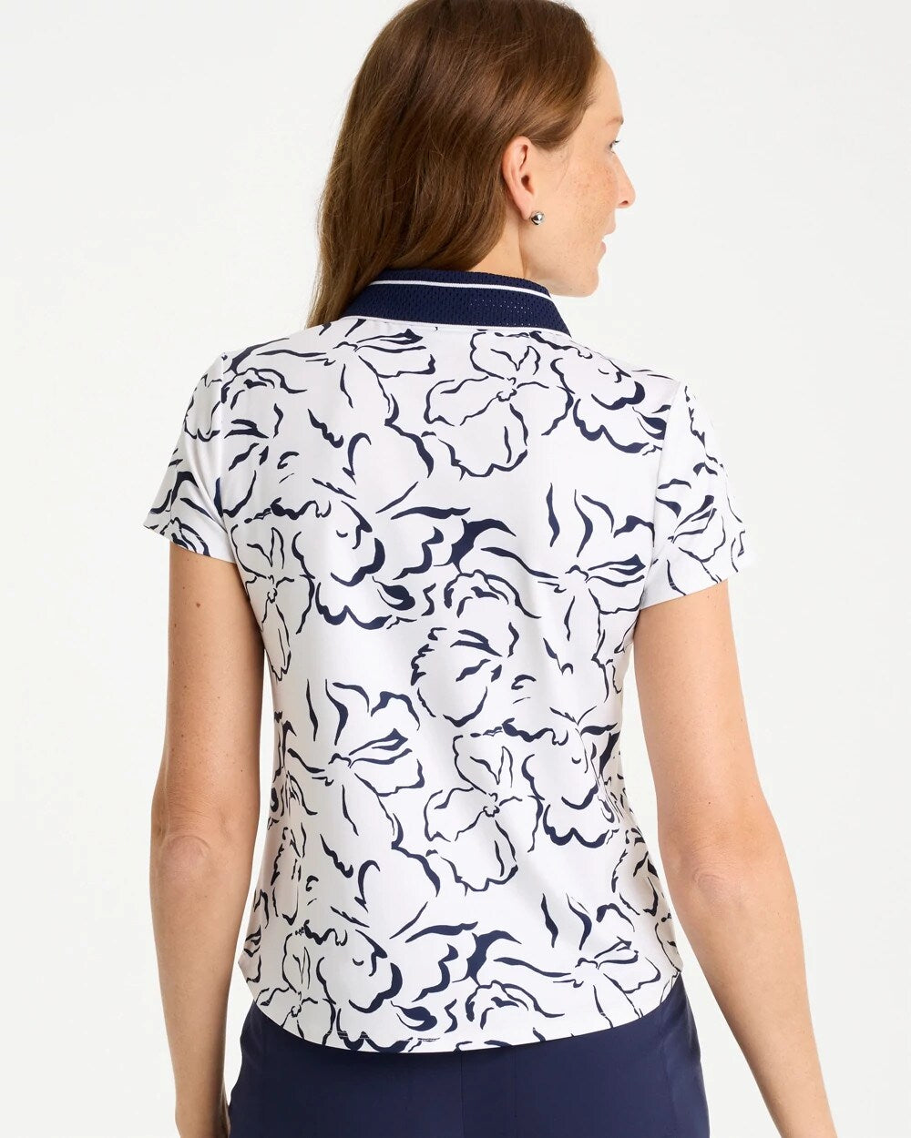 Zenergy UPF Mesh Collar Polo Top