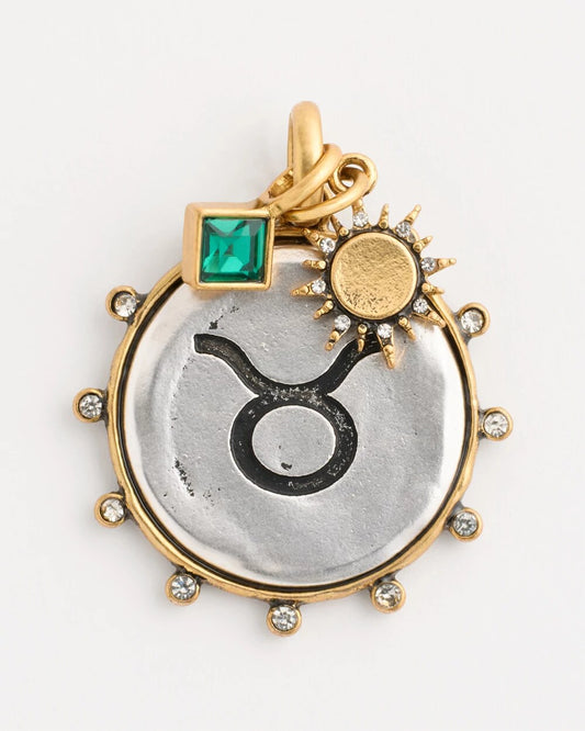 Taurus Zodiac Charm Pendant