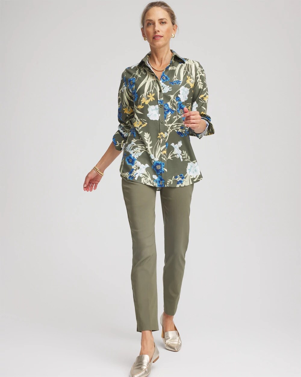 Brigitte Slim Pull-On Ankle Pants