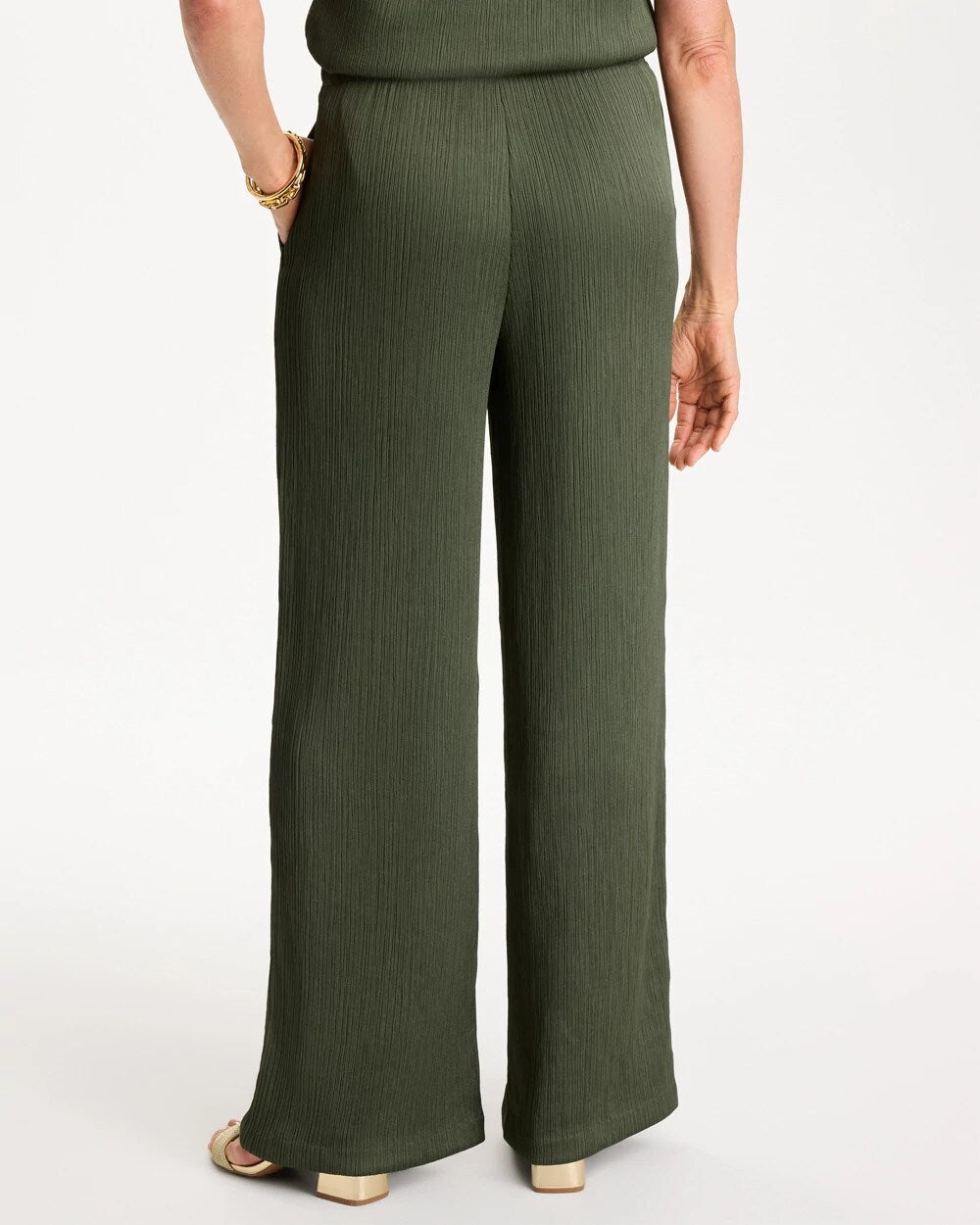 Travelers Crinkle Textured Pants