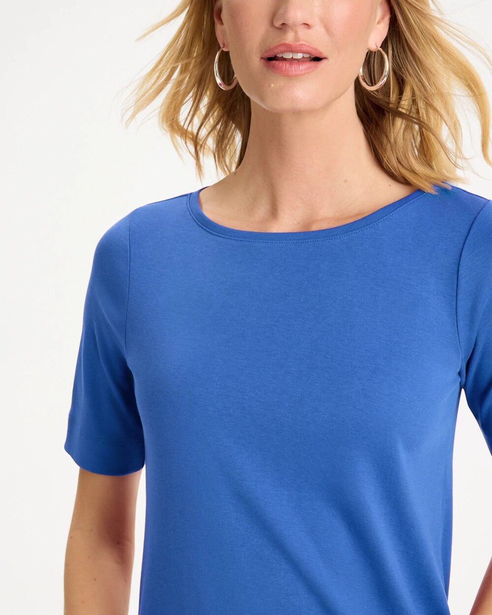 Pima Elbow Sleeve Tee