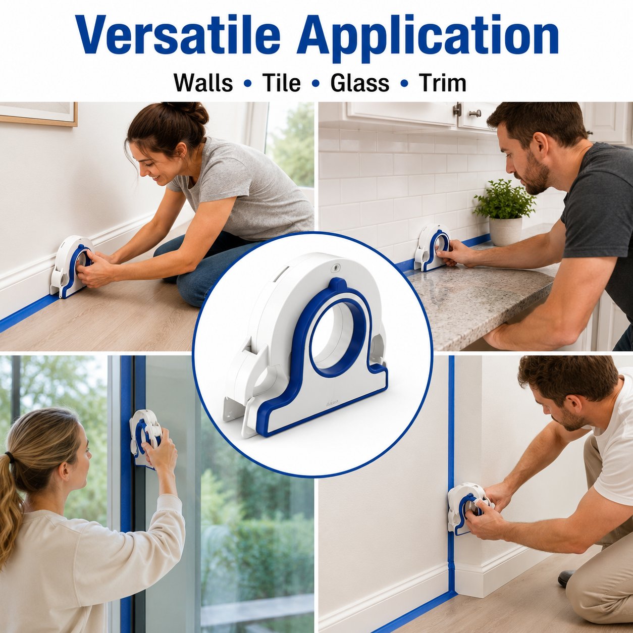 High-efficiency Painter Masking Tape Applicator