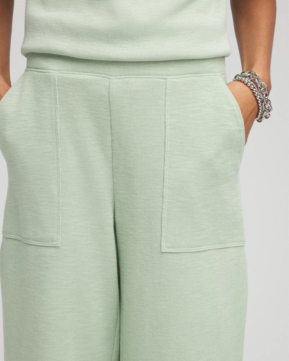 Zenergy Beach Slub Cropped Pants