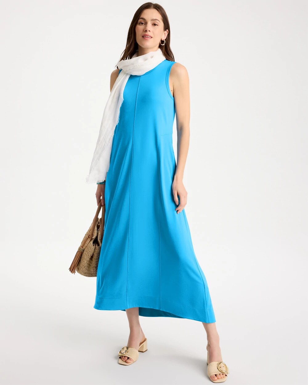 Jersey Knit Maxi Dress
