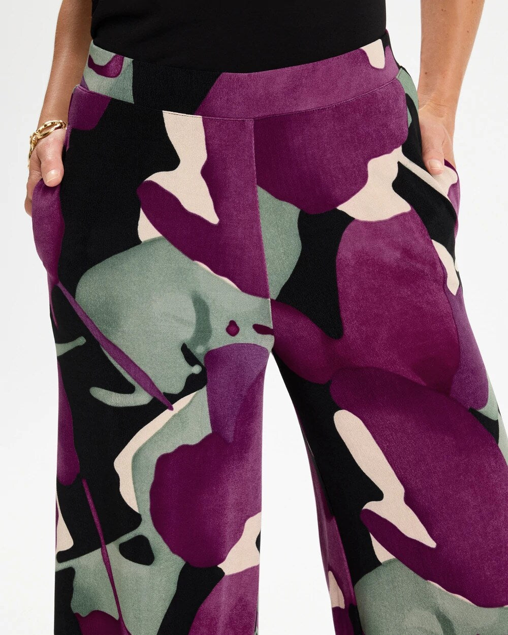 Travelers Wide-Leg Culotte Crop Pants