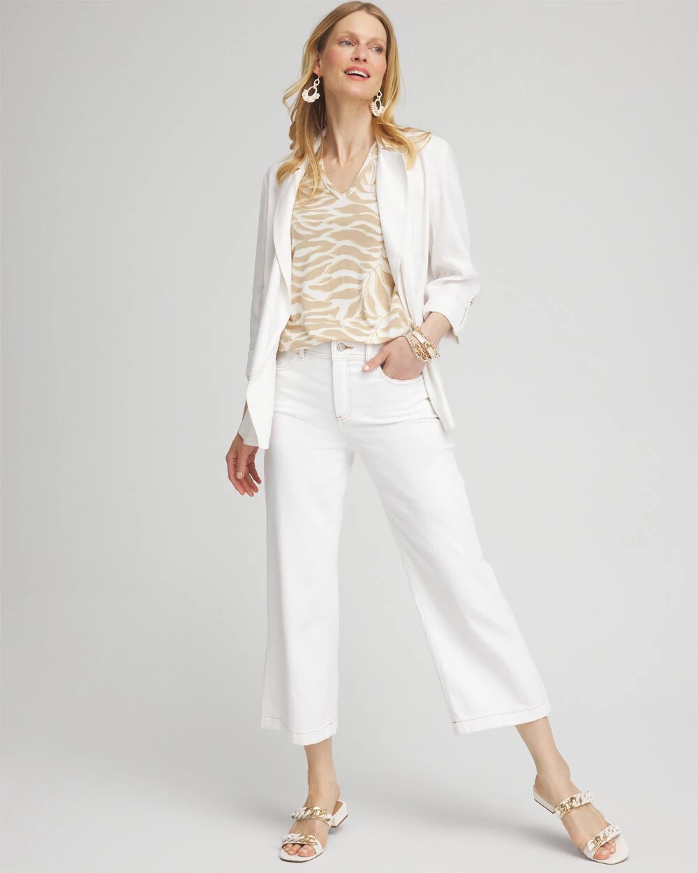 Touch of Cool Leaves Modern Tunic