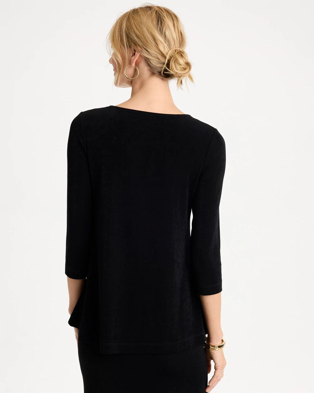 Travelers 3/4 Flutter Sleeve Pullover