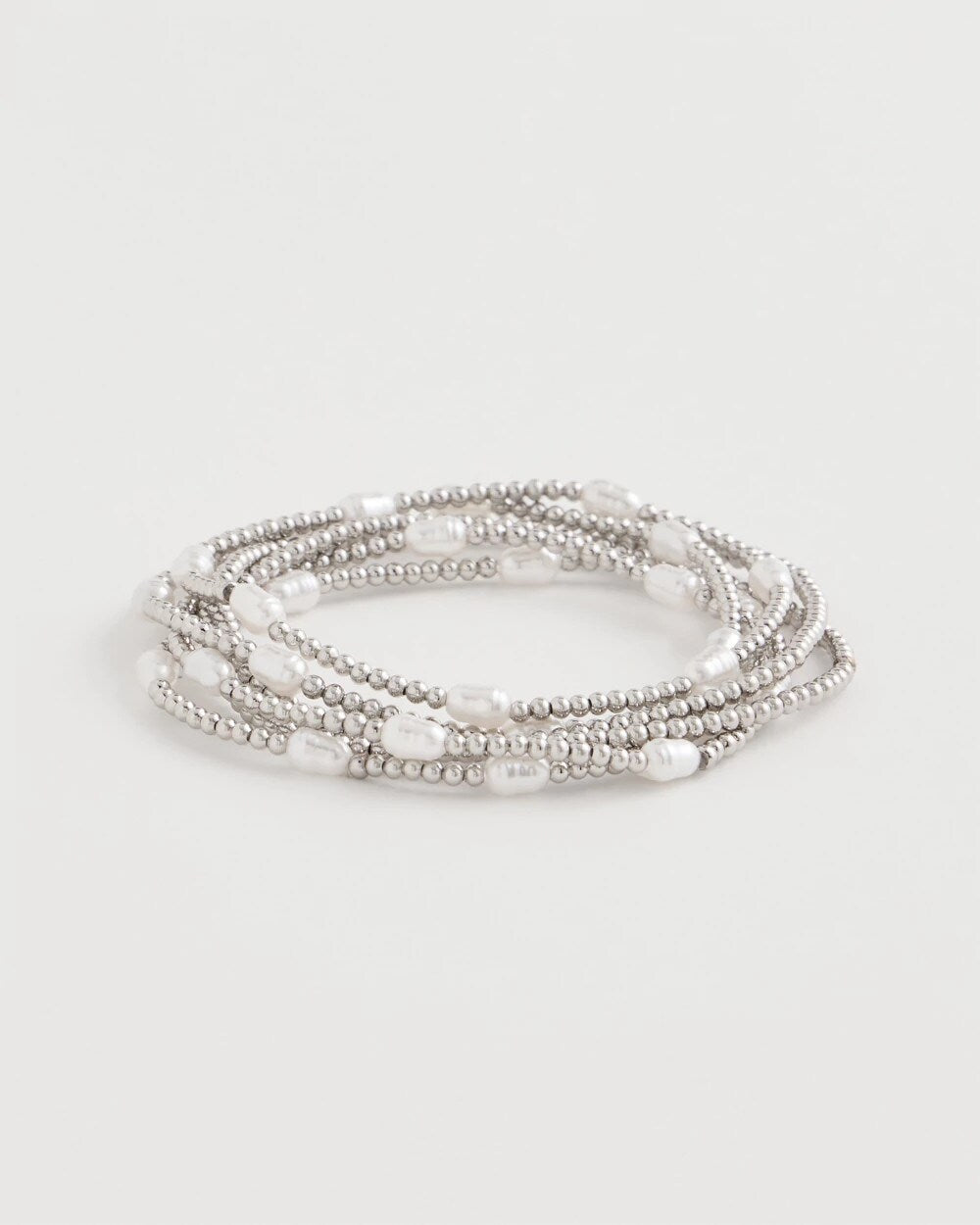 Pearlescent Bead Ball Bracelet