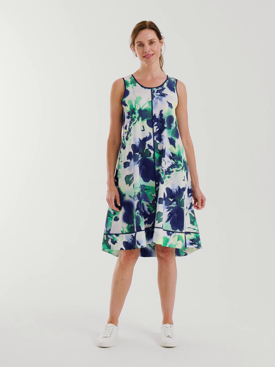 Zenergy UPF Floral Midi Dress