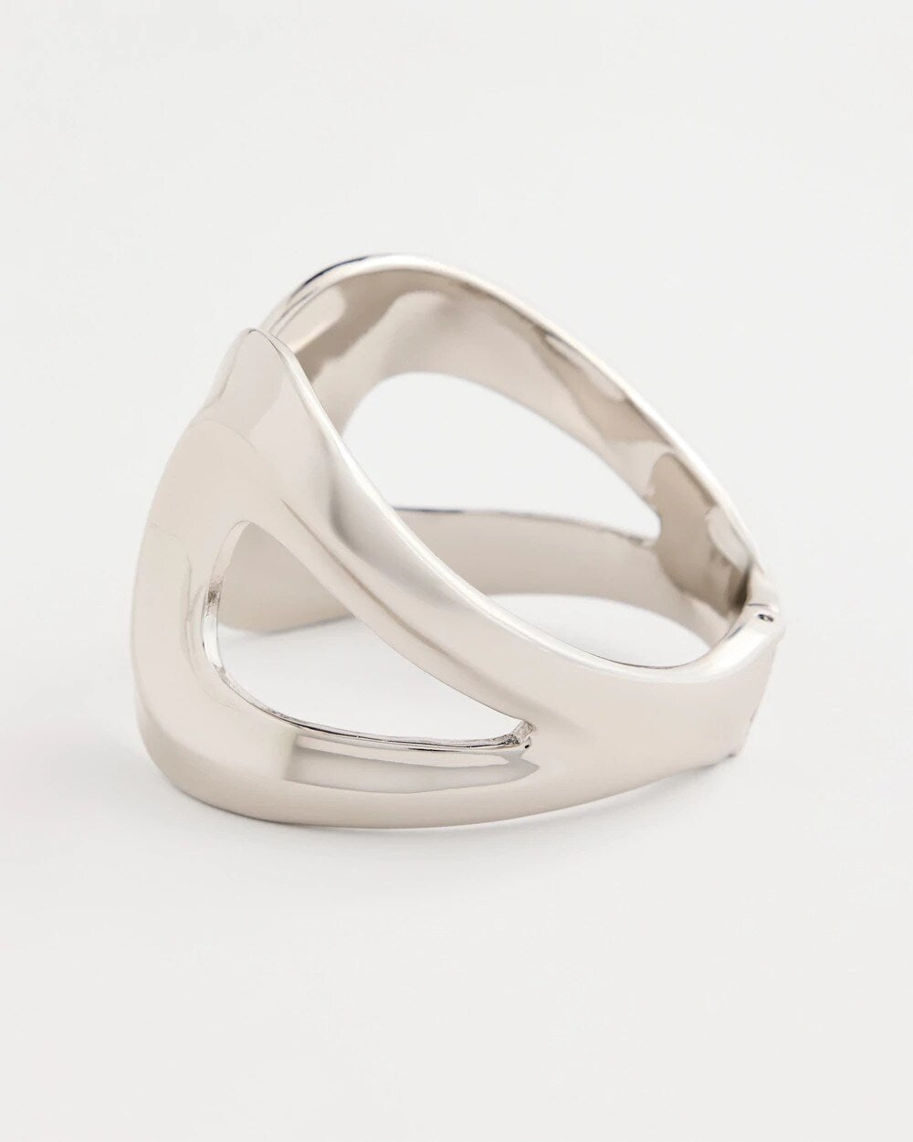 Round Hinge Cuff Bracelet