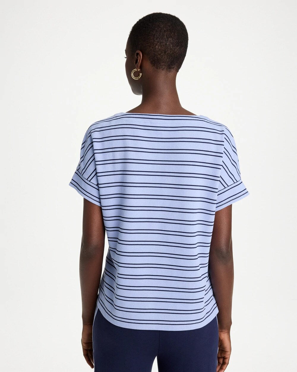 Zenergy Textured Knit Jacquard Top