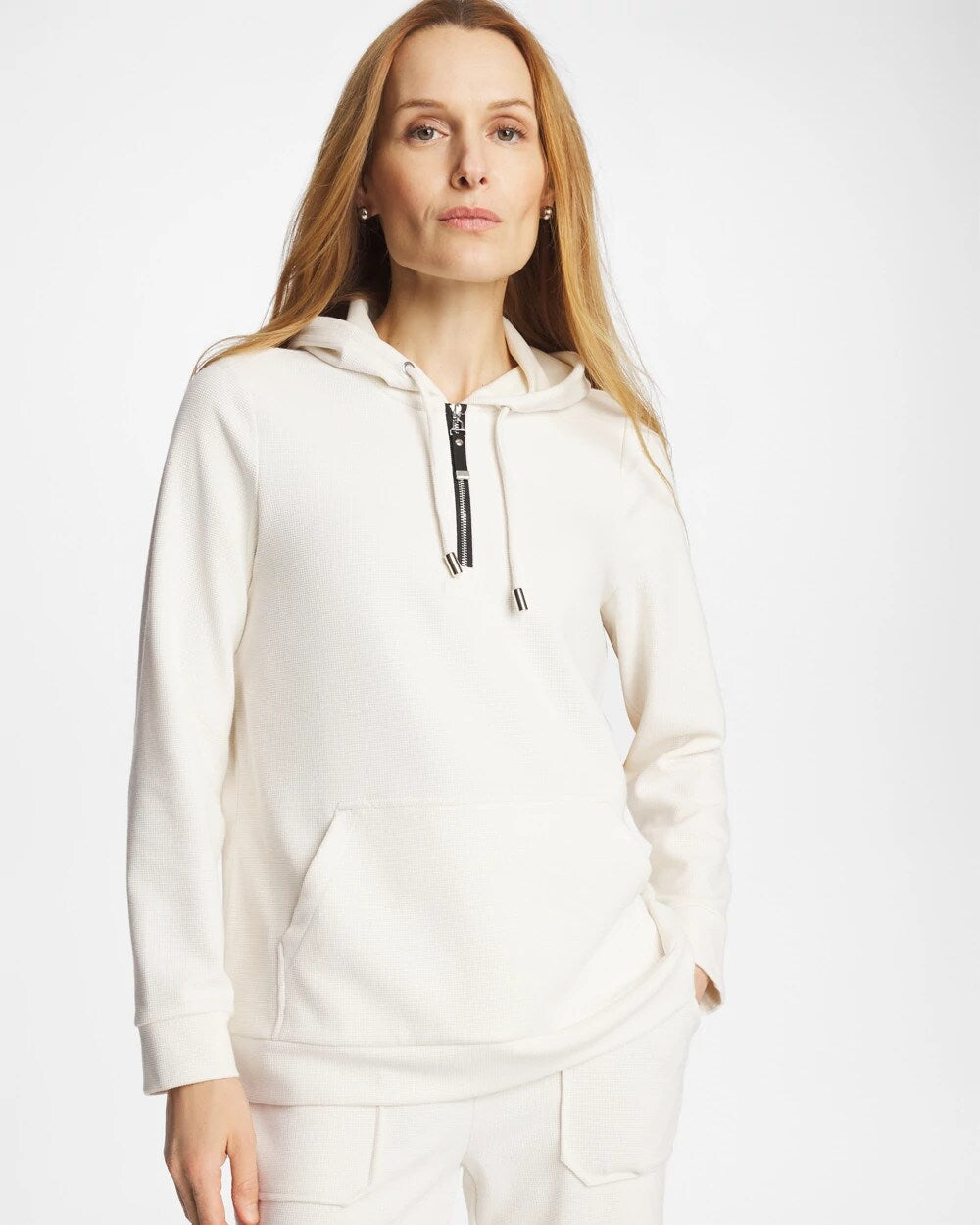 Zenergy Soft Waffle Hooded Top