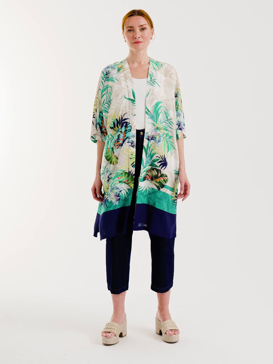 Lido Love Long Kimono