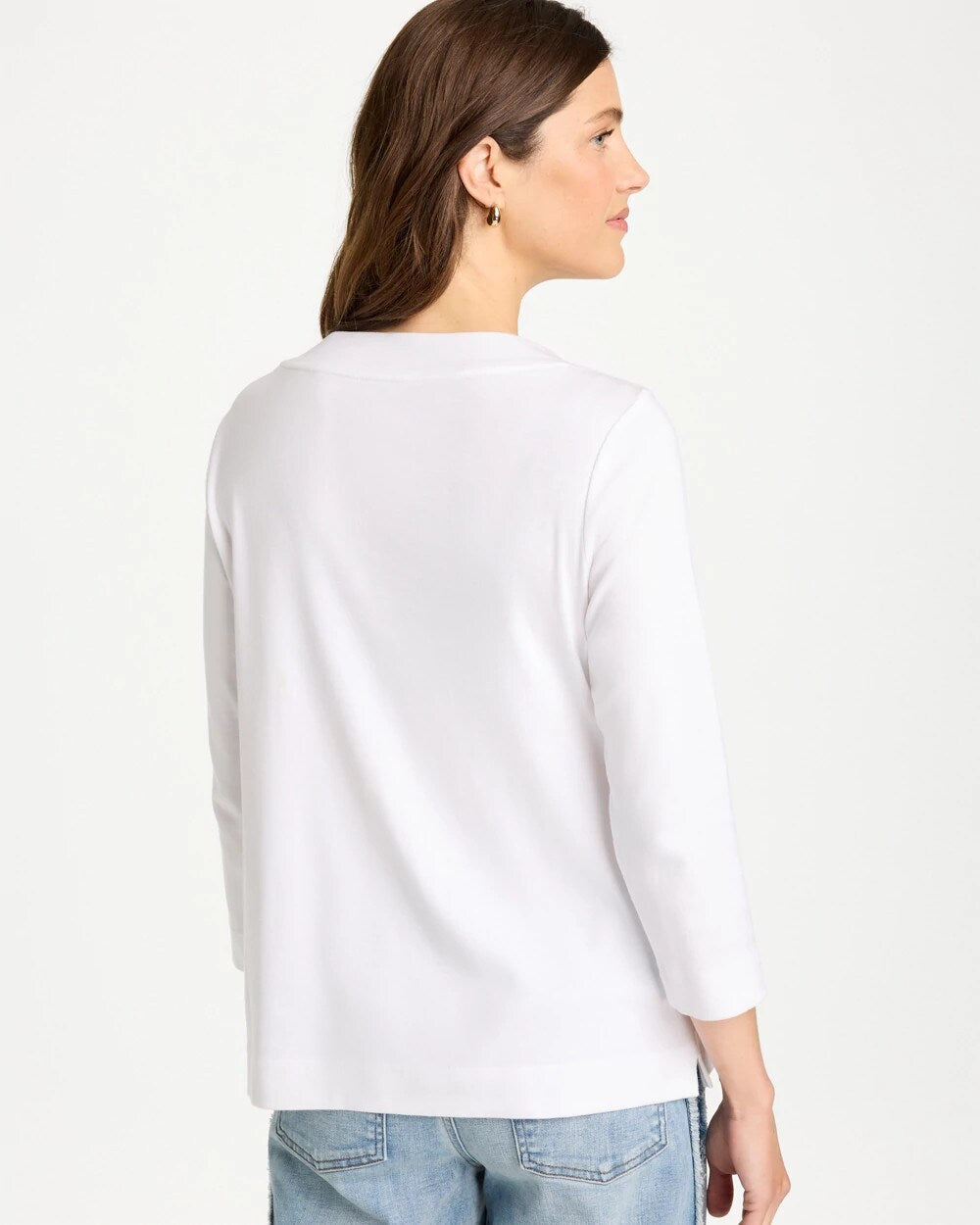 Pima Cotton 3/4 Sleeve Tee