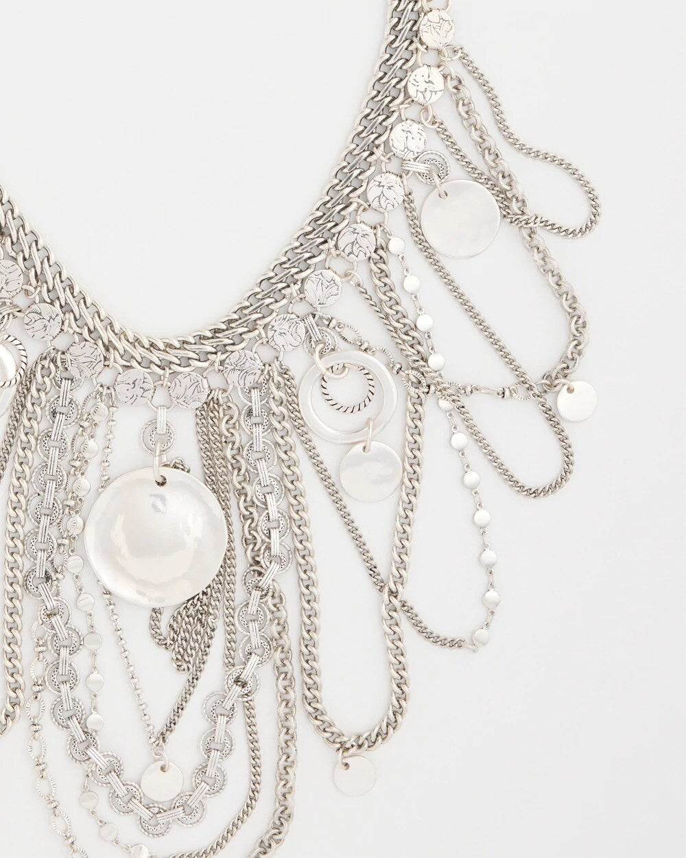 Statement Charm Bib Necklace