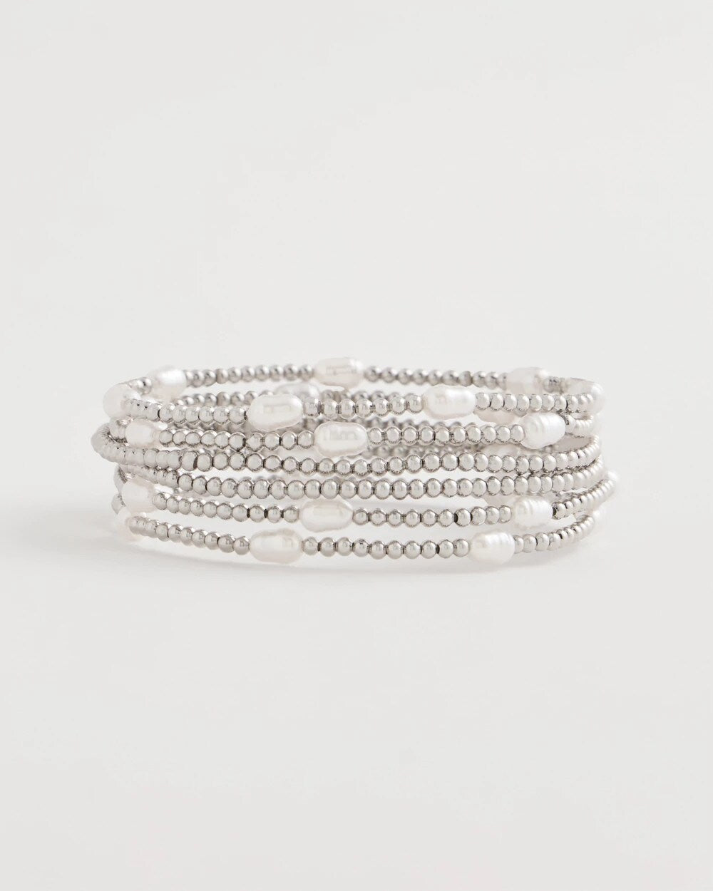 Pearlescent Bead Ball Bracelet