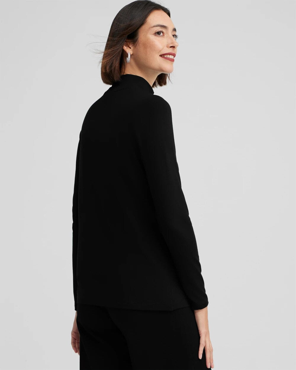 Touch of Cool Mockneck Layering Tee