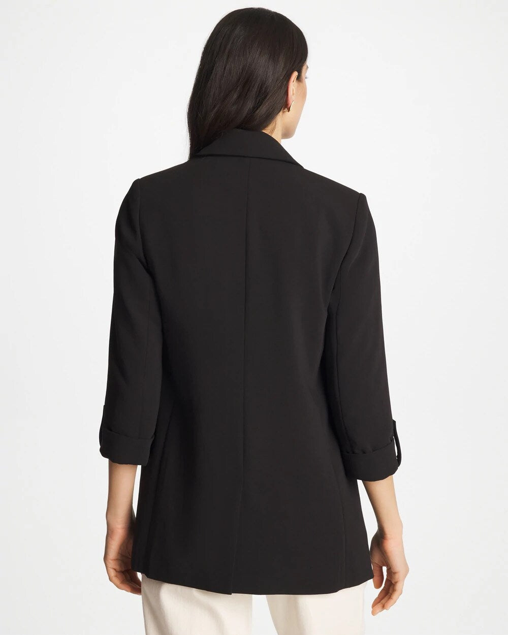 Boyfriend Crepe Blazer