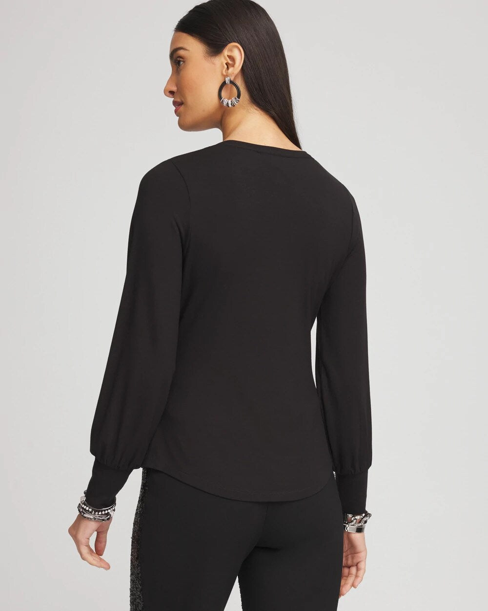 Touch of Cool Shirred Layering Tee