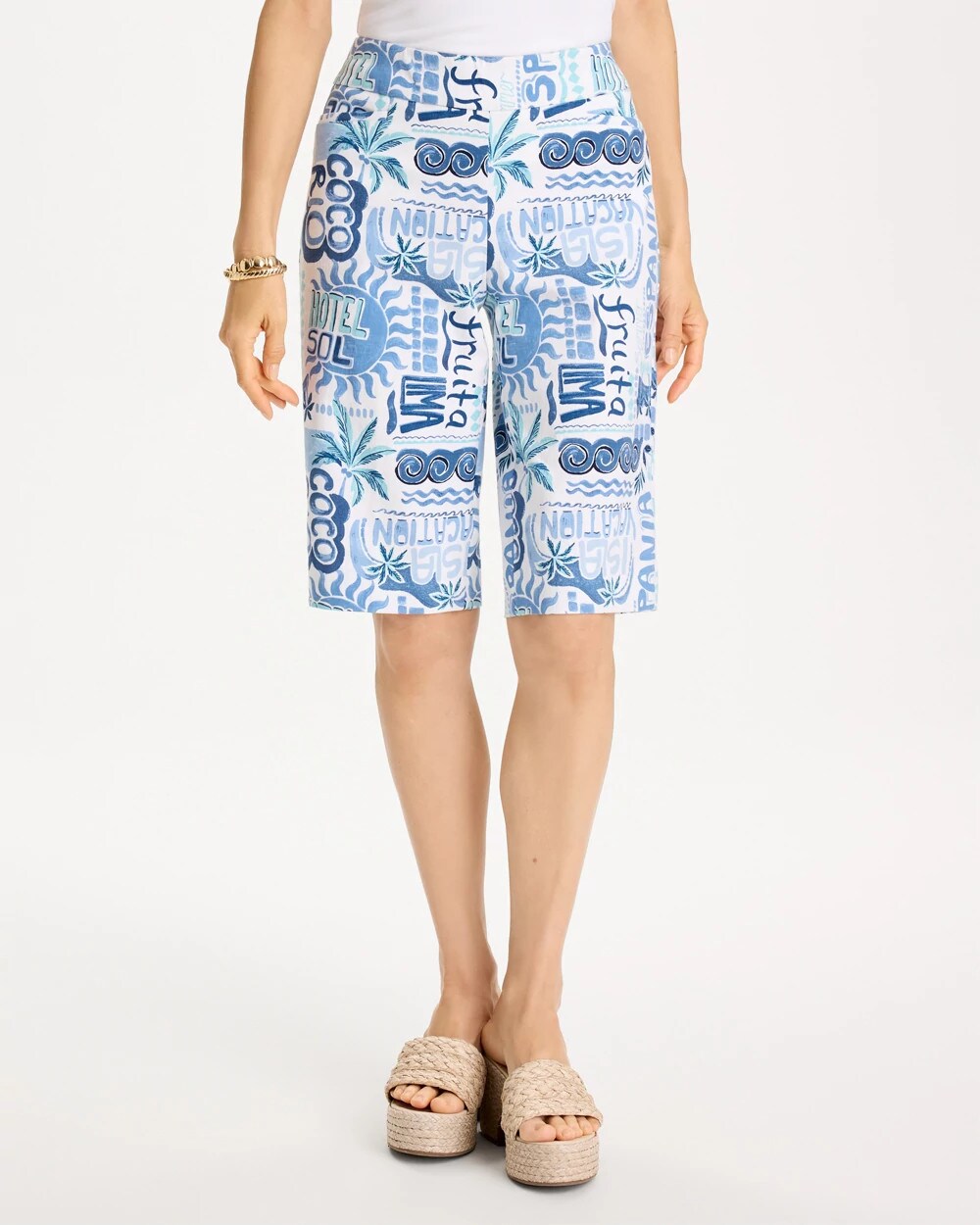 Tropical Brigitte Slim Shorts