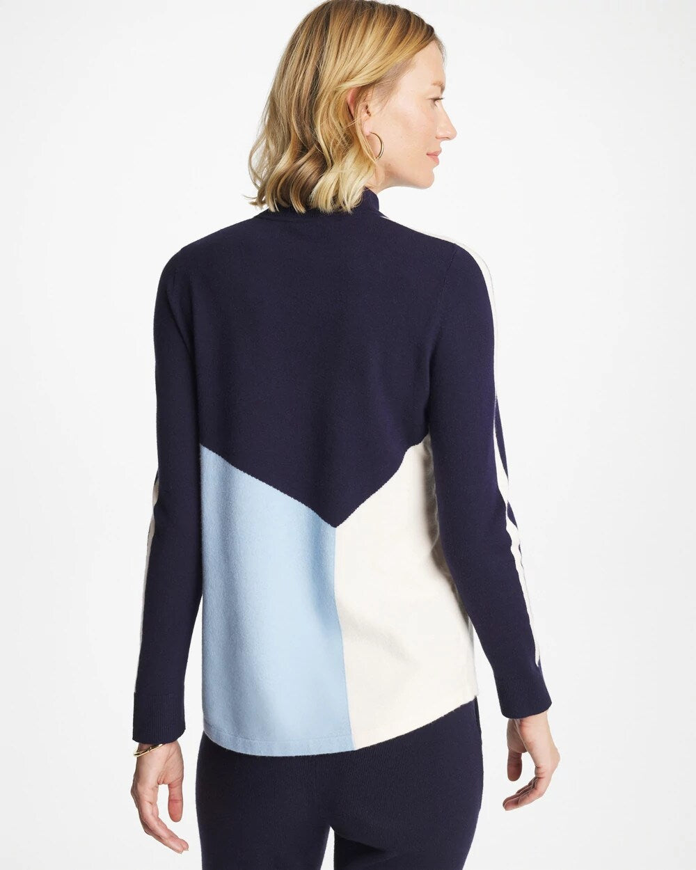 Zenergy Luxe Colorblock Half-Zip Pullover