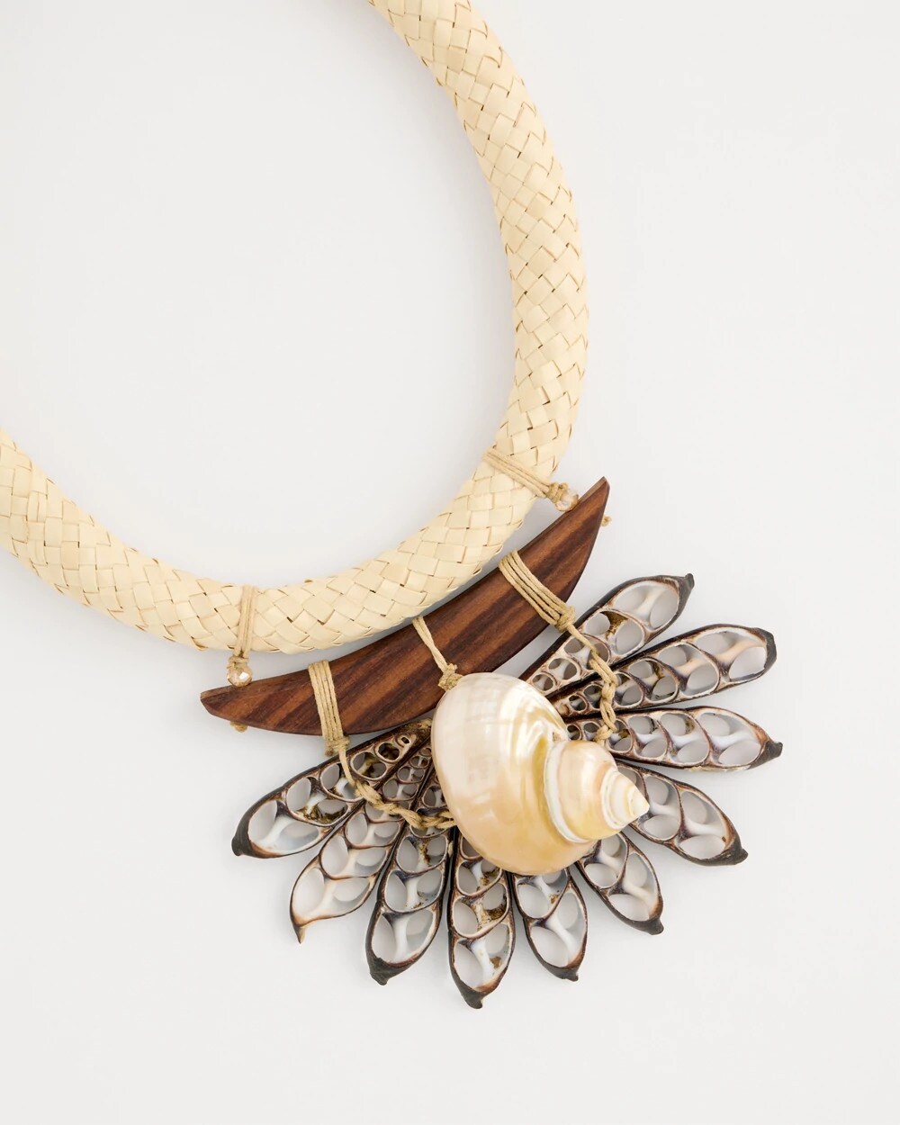 Chico's x Romi Marina Pendant Bib Necklace