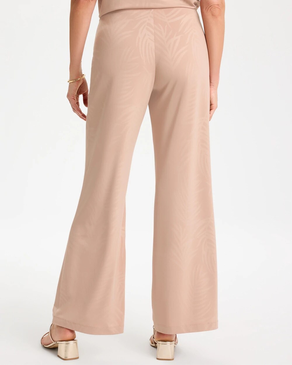 Travelers Palm Embossed Knit Pants