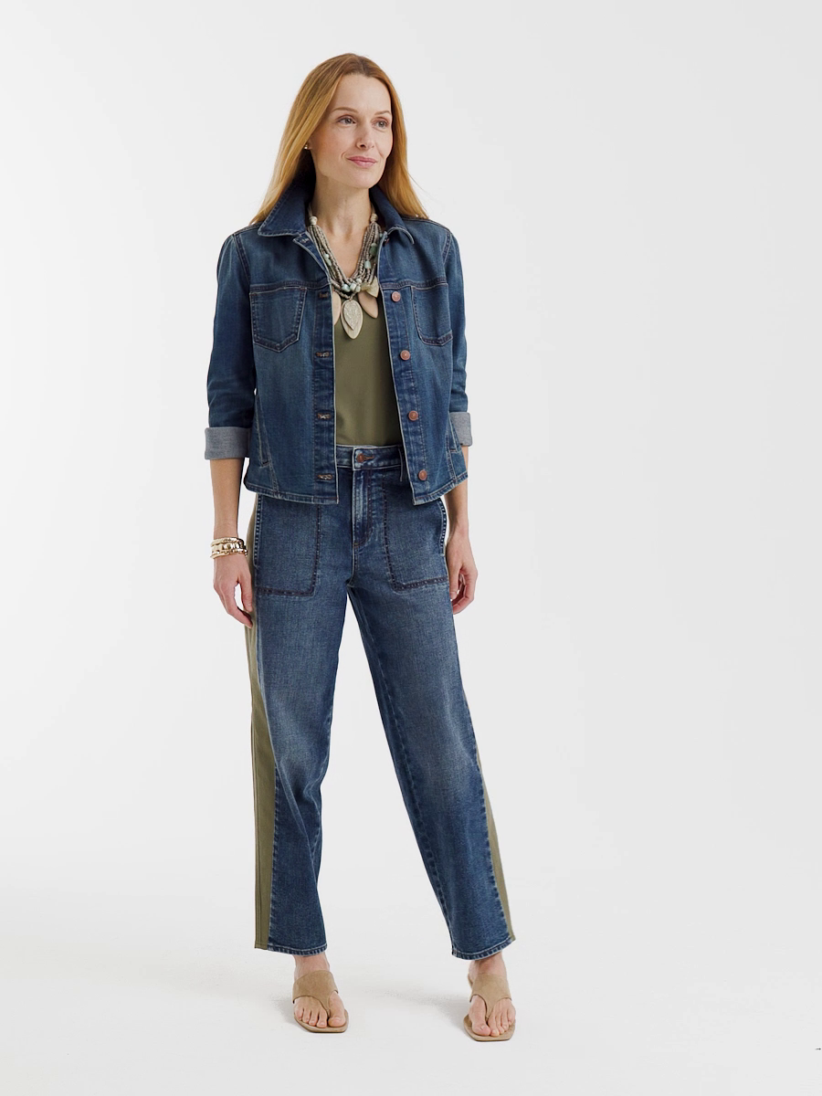 Utility Barrel Jeans