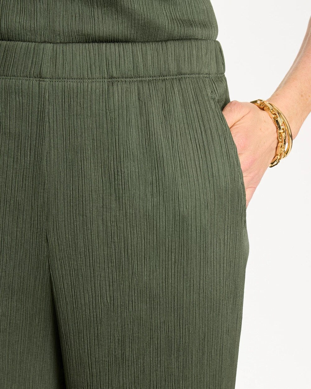 Travelers Crinkle Textured Pants