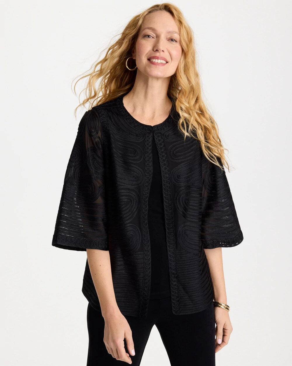 Travelers Collection Soutache Jacket