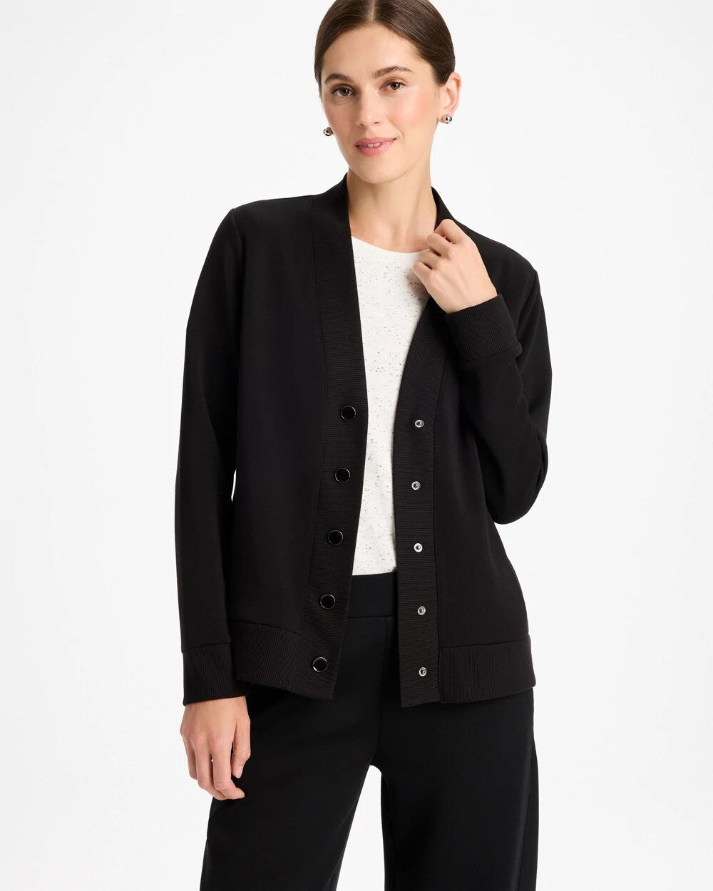 Zenergy Soft Rib Detail Cardigan