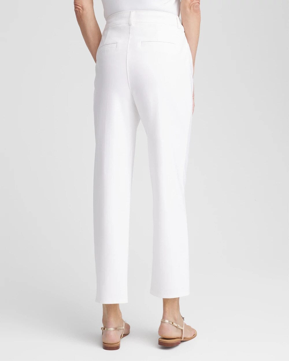 Fly Front Ankle Pants